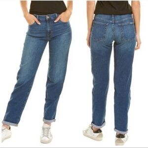 NWT Joe's Jeans Nikki Rolled Hem Blue Wash Denim Casual Boyfriend Jeans